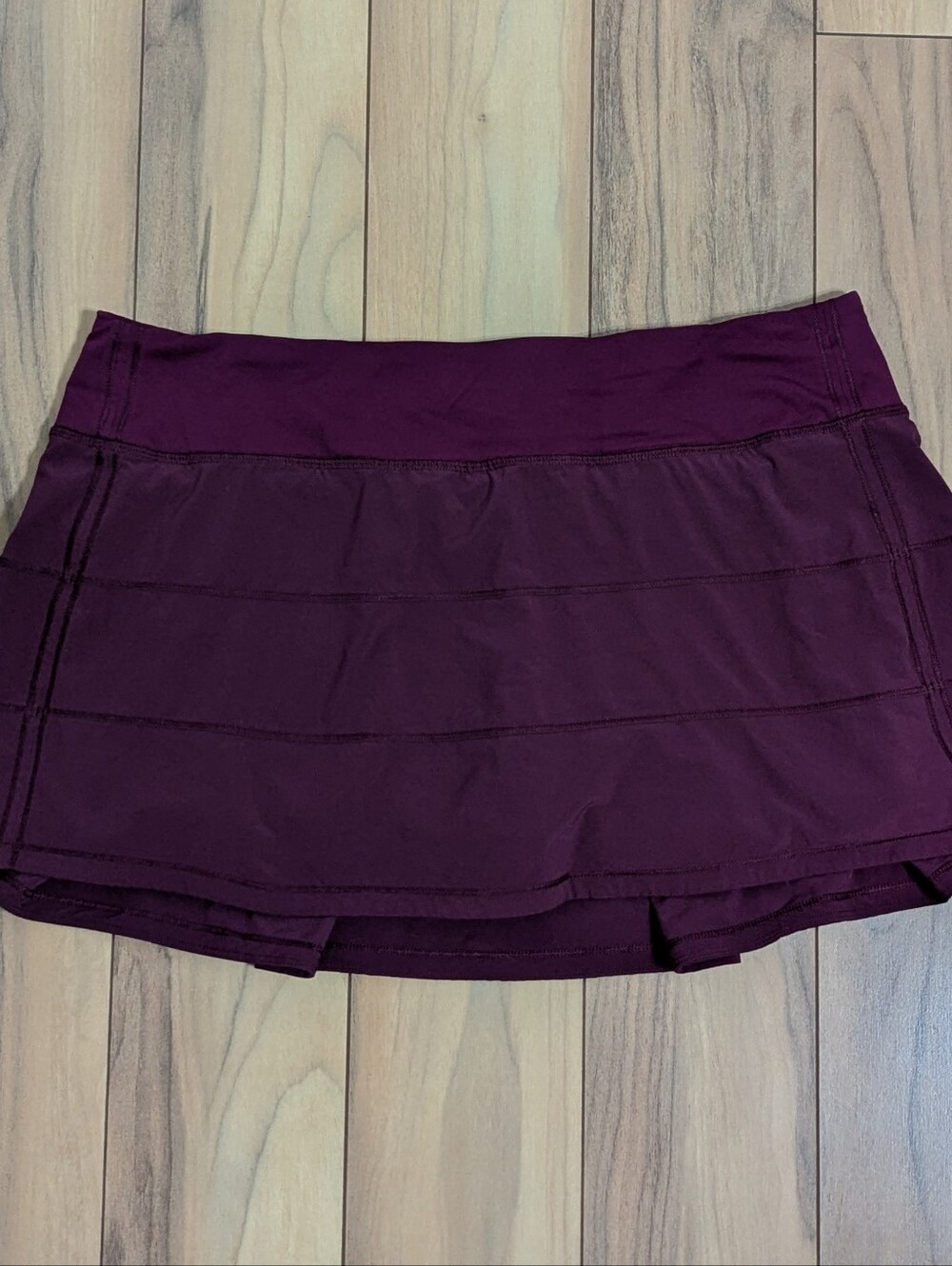 EUC! Lululemon Pace Rival Skirt In Plum/Wine Purple Size 10